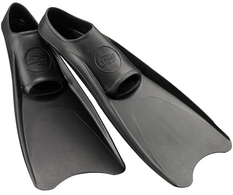 TUSA Sport Full Foot Rubber Snorkeling Fin, XX-Large (13-15), Black