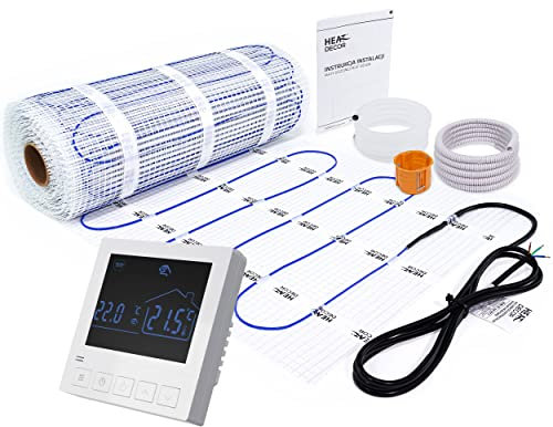 HD-mat150/T2 - Kit riscaldamento elettrico a pavimento, da 1 a 12 m² (7 m²).