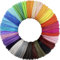 KRUZZEL Filament PLA 1,75mm Set 3D-Stift 3D-Drucker 19872, Größe:30 Farben- 10m