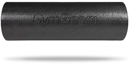 GymBeam Rullo Massaggiante 3in1, Foam Roller, Roller Pilates, Rullo da Pilates, Strumento di Automassaggio con Superficie Liscia e Scanalata, Bastoncino da Massaggio Incluso, Realizzato in EPE,PP+TPR