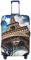 BONDIJ Reisegepäckabdeckung, staubdicht, Pariser Skyline, Koffer-Schutzhüllen, Schutz für 45,7-81,3 cm, Schwarz , XL