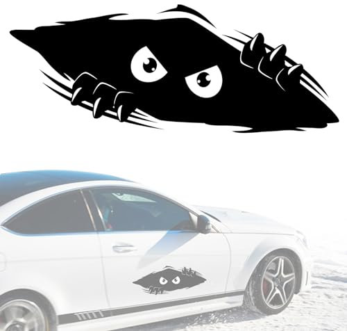 Simsky 2 Stück Aufkleber Autoo Aufkleberto AufkleberMonster Auto Aufklebernergy Autoaufkleber - Hochwertiger Vinyl-Sticker Für Langlebige Und Wasserdichte Autodekoration