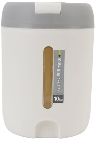 Pssopp Distributeur de Riz et Céréales, Boîte de Conservation Hermétique, 10 kg Capacité, pour Cuisine et Garde-manger