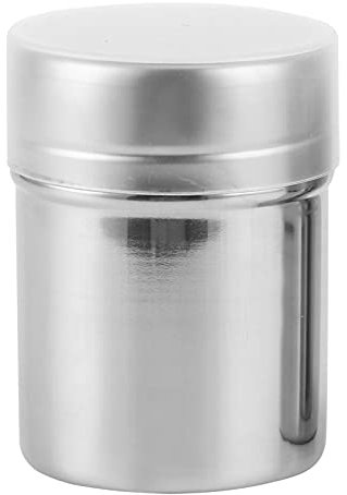 Lihsong Stainless Steel Fine Mesh Powder Shaker Chocolate Coffee Sifter for Kitchen Baking Cooking (Large)