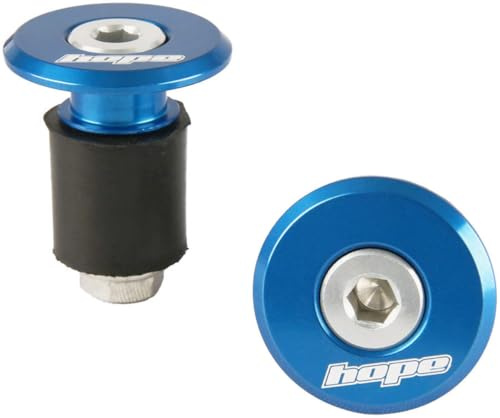Hope Grip Doctor Cycling Bar End Plugs - Blue, Pair