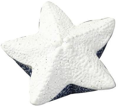 Healvian Caja De 1 Pieza Joyero de estilo marino decoración del hogar decoración de la mesa del comedor llave caja de almacenamiento de embalaje de joyería estuche porcelana blanca