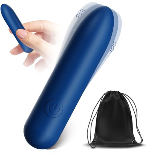 Mini Vibrator, Female Sex Toy Bullet Vibrator, 10 Vibration Modes, Portable Waterproof Adult Sex Toy, Nipple and Clitoral Stimulator, All-Silicone Rechargeable G-spot Vibrator, Suitable for Couples.