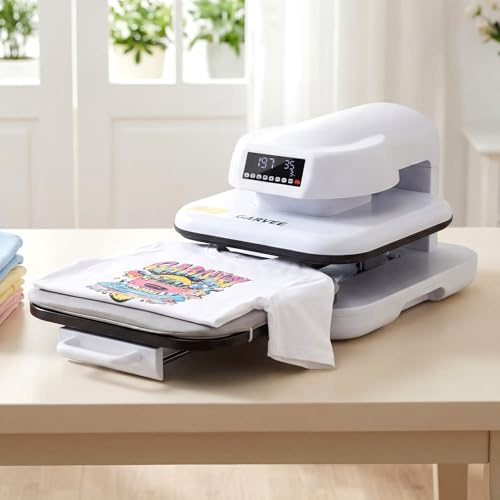 GarveeLife 15x15in(38x38cm) Auto Heat Press Machine, 1600W Intelligent Sublimation Heat Press with Auto Open, High Pressure & Memory Function for t-Shirts, HTV Vinyl, Sublimation Projects