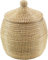 Kobolo Aufbewahrungskorb Schlangenkorb aus getrocknetem Seegras - 34x32 cm Natur