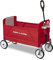 Radio Flyer EZ-Faltwagen, Rot, zusammenklappbarer Trolley für Kinder ab 1,5 Jahren, Garten- und Transportwagen