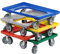 5 Stück Transportroller für Kisten 60 x 40 cm mit 4 Lenkrollen
