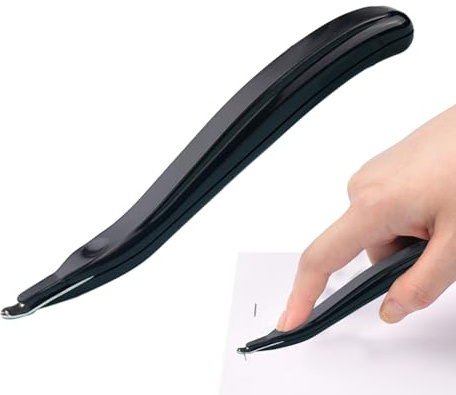 Eventerde Bâton de Retrait d'agrafes magnétique | en Forme de Stylo pour Retirer Les agrafes Plates, permettant d'économiser du Travail,Extracteur d'agrafes Multifonctionnel, extracteur d'agrafes