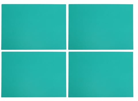 Healeved 4Pcs Green Linoleum Stamp Carving Blocks A4 21X30Cm DIY Rubber Stamp Printmaking Supplies Engraving Sheets for Block Printing and
