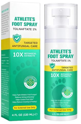 Spray Para El Pie De Atleta Masculino Eliminación De Mal Olor Podal 120 ml
