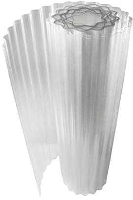 VÅGSLASTER Genomskinligt glasfiber. 0,63 mm. (150 x 30 MT CM - NEUTRO)