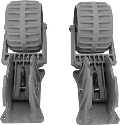 2 Stück Schlauchbooträder, Einfach zu Montierendes Startrad für Schlauchboot, Floß, Kajak