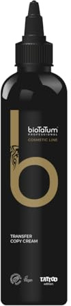 BioTaTum Tattoo Transfer Gel – Tatueringar – Säker och långvarig tatueringsbalsam för kroppskonst smink – Transfer tvål Tattoo Tillbehör – för snabb och tydlig, långvarig