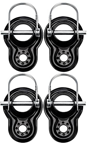 Bike Coupler (2-Pack), Coupler Hitch Attachments Compatible with Schwinn & Instep Bike Trailers, Aftermarket Replacement | Flat Coupler, Designed for Bicycle Carriers & More by Evo Dyne