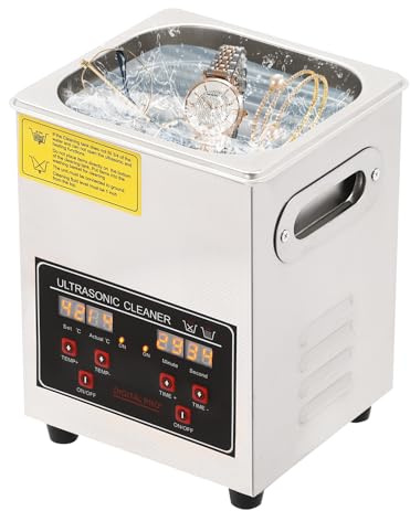 Ultrasonic Cleaner, 2L Ultrasonic Jewelry Cleaner Ultrasonic Glasses Cleaner Ultrasound Lab Ultrasound Clean Machine, Professional Ultrasonic Cleaner Machine