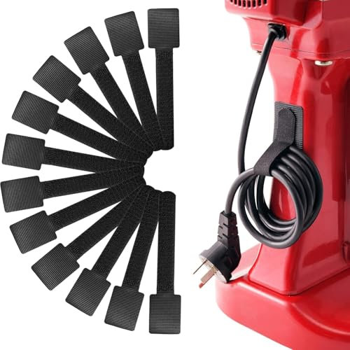 ATARAXIA HOME - Set di 12 Organizzatori di Cavi per Elettrodomestici da cucina - Avvolgicavo e Ferma Cavi Elettrici da Cucina, Raccogli Fili Elettrici e Reggi Filo, Organizer Ordina Cavi (12 unità)