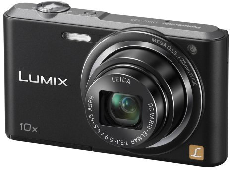 Panasonic Lumix DMC-SZ3 Compact Digital Camera 16.1MP, 10x Optical Zoom with 25mm Wide Angle Lens, 2.7-Inch LCD Black (Renewed)