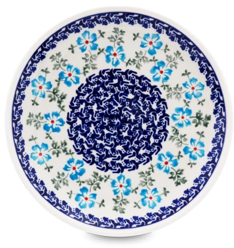 Bunzlauer Keramiktallrik Ø 19,5 cm – platt frukosttallrik, mattallrik, tårttallrik (dekor 962)