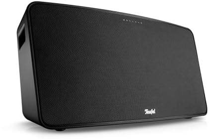 Teufel MOTIV® XL - Altoparlante Bluetooth portatile senza fili, Airplay 2, Chromecast, 210 Watt HiFi altoparlante multiroom potente, radio Internet, All in One Speaker (nero)