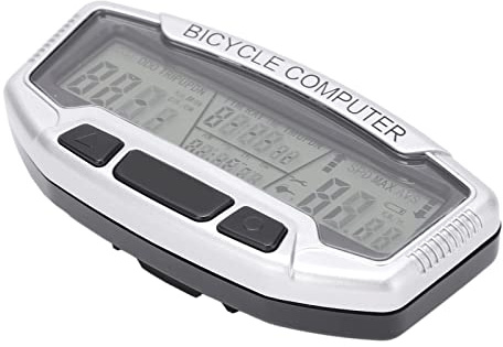 KIMISS Computer da Bicicletta con Funzione Luminosa - Tachimetro Multifunzionale per Biciclette e Motocicli - Facile da Installare e Utilizzare con Display LCD e Design Resistente Alla Pioggia