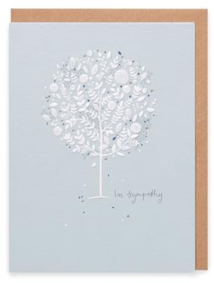 Kindred UK Greetings Tarjeta de condolencias, azul, 157 x 117 mm