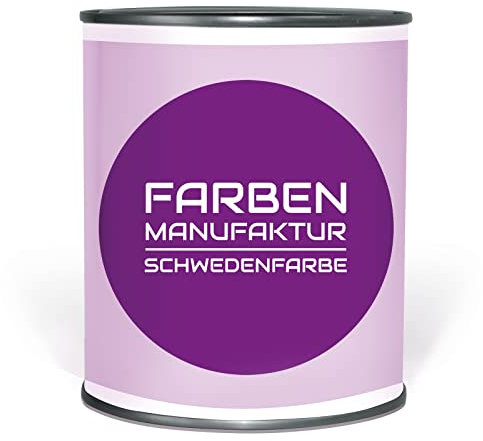 Farben Manufaktur Schwedenfarbe Holzfarbe Holzlack Holzschutz Wetterschutzfarbe deckend 5L, Größe: 5L, Farbe: Schweden gelb hell