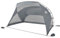 vidaXL Strandzelt, Strandmuschel mit Mesh Seitenwänden, Campingzelt mit 4 Sandsäcken in Vier Ecken, Strand Zelt Outdoor Zelt, Grau TAFT