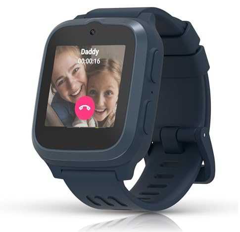 myFirst Fone S3+ Montre Intelligente pour Enfant Bleu sidéral avec GPS, Lecteur de Musique, Appareil Photo, Fonction Appel et Mode Scolaire