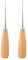 OQKAHIV Punteruoli in Legno con Manico per Cucito a Mano e Pelle - Set di 2 Strumenti per Punzonatura Fai-da-Te, strumento artigianale per pelle fai da te, per cucire e perforare la pelle