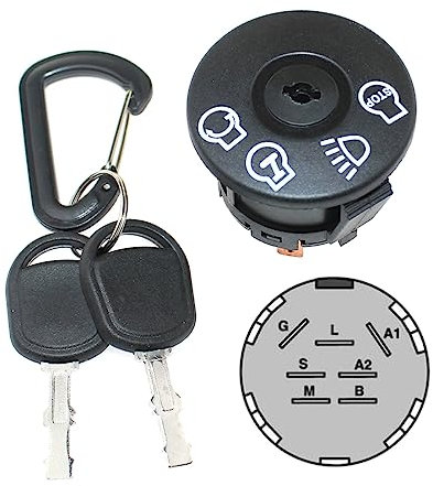 Garden Parts Llave de Interruptor de Encendido for Bol/ens 13AM762F065 13AM762F765 13AM762F265 13AM762F765 Yard-Man 13AC762F755 13AM772G755 13AO772H755