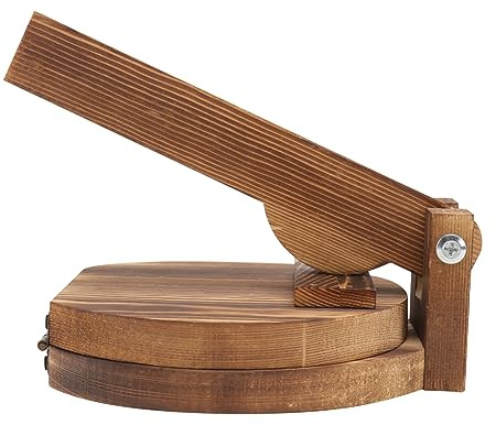 LALADEFIEE Dumpling Press Maker Wooden Dough Presser for Quick Easy Dumplings Arepas Empanadas Mini Pies
