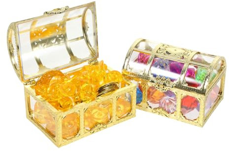 VICASKY Tauch-edelstein-pool-spielzeug Mit Schatztruhe Bunte Schwimmbad-schatzsuche Für Junge Mädchen Von Jahren Langlebiges Material Natürliche Steine Für Party Und Strand