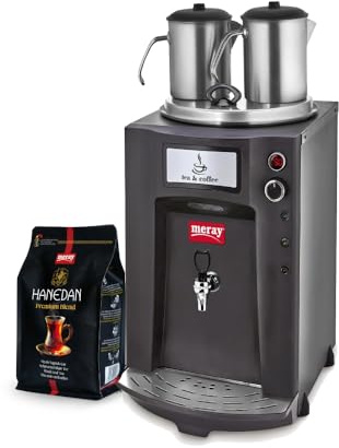 MERAY machine à thé électrique, samovar 15 L avec 2 théières