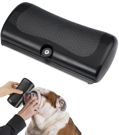 TPZORJX Cepillo de depilación para mascotas, peine de depilación para perros y gatos, cepillo para el cuidado del pelo y eliminación de pelo suelto