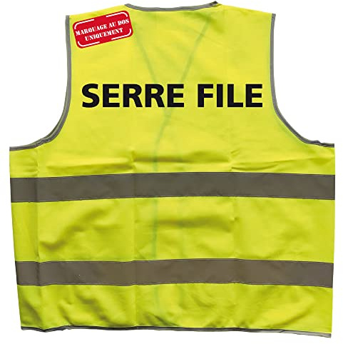 Signalétique.biz France GILET DE SIGNALISATION SERRE FILE (WC1390SF) - Jaune - L - -