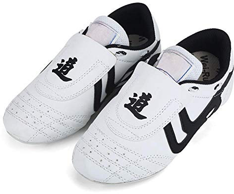 Keenso Taekwondo Schuhe, atmungsaktive Pu & Rubber Martial Arts Schuhe Leichtgewicht für Taekwondo, Boxen, Kung Fu und Taichi(31)