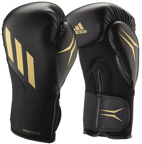 Adidas Speed TILT 150 Gants de boxe, gants d'entraînement pour homme et femme, gants de sac lourd, gants de kickboxing, gants de frappe pour fitness et MMA