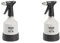 GLORIA Handsprüher Pro 10 | 1,0 L Sprühflasche mit Doppelhubpumpe| Für Industrie und Handwerk | Stufenlos verstellbare Düse | Ölfest (Packung mit 2)