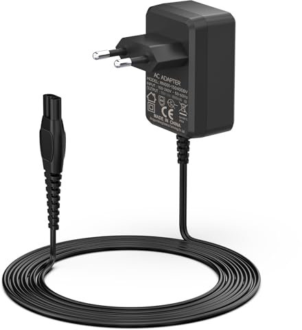 8V HQ850 Oneblade Ladekabel für Philips One Blade QP2530 QP2630 QP2530/30 QP2630/30 Rasierer Adapter Philip Norelco Ladegerät Hybrid Styler Netzteil Shaver Charger Ersatz Netzkabel Kabel 1.8M
