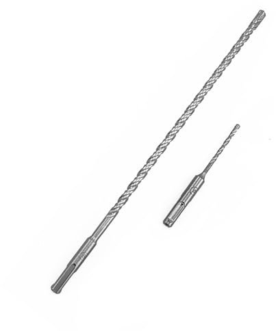 2 brocas SDS Plus, juego de brocas para hormigón para mampostería, cemento, piedra y hormigón (8 x 310 mm, 4 x 110 mm)