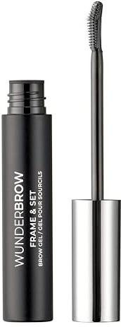 WUNDERBROW Frame & Set Gel de Cejas Transparente - Fijación Flexible Todo el Día, Sin Residuos Ni Cuarteado, Vegano