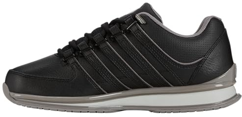 K-Swiss – Rinzler – Herrenschuhe – Originaler Tennis-Stil Rundum-Komfort – Eva-Zwischensohle, Leder-Obermaterial, Schnürverschluss – Farbe – GRÖSSE