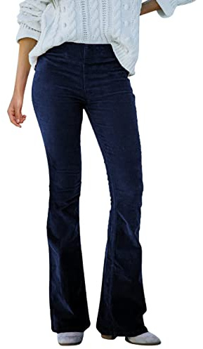Manchesterbyxor dam, utsvängda byxor, bootcut, hög midja, utsvängda byxor, dam, svart, smal passform, långa manchesterbyxor, raka ben, vida byxor, stretch, boyfriend, fritidsbyxor, skinny byxor
