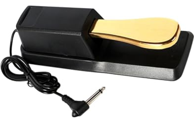 Toyvian Electronic Piano Keyboard Sustain Pedal High-toughness Alloy Smooth Sound Professional Music Instrument Accessory for Musical Keyboard