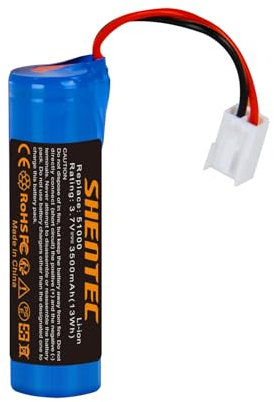 Shentec Batterie Li-ION 3.7V 3500mAh pour Nettoyeur de vitres Leifheit Dry&Clean 51000, 51002, 51113, 51114