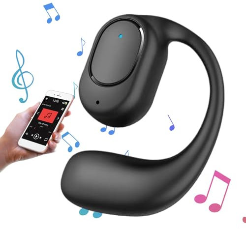 Écouteurs à une seule oreille – Oreillette mains libres sans fil, écouteurs de sport sans fil, étanchéité IPX5, réduction du bruit
